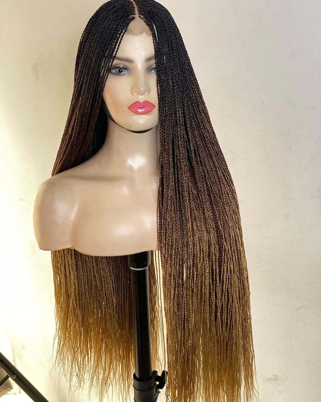 Ombre Micro Twist Braid Wig - Mose Wig