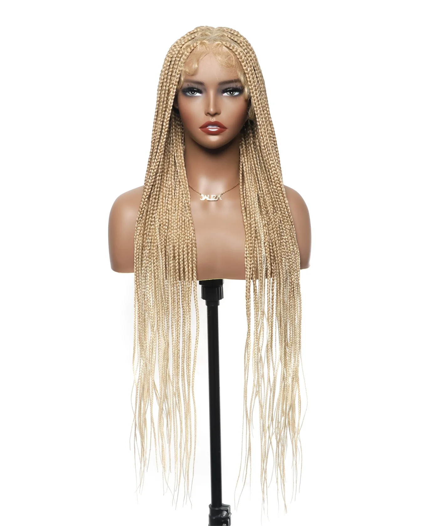 HD Lace Knotless Box Braided Wig Color #613 Blond - Mose Wig