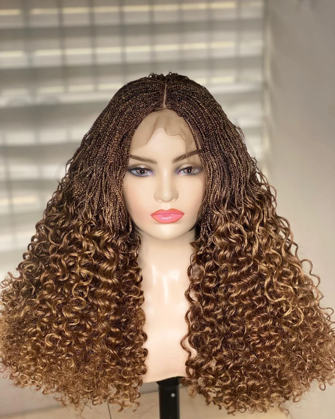 Kandy Micro Wig - Braided Wig with curls - Mose Wig