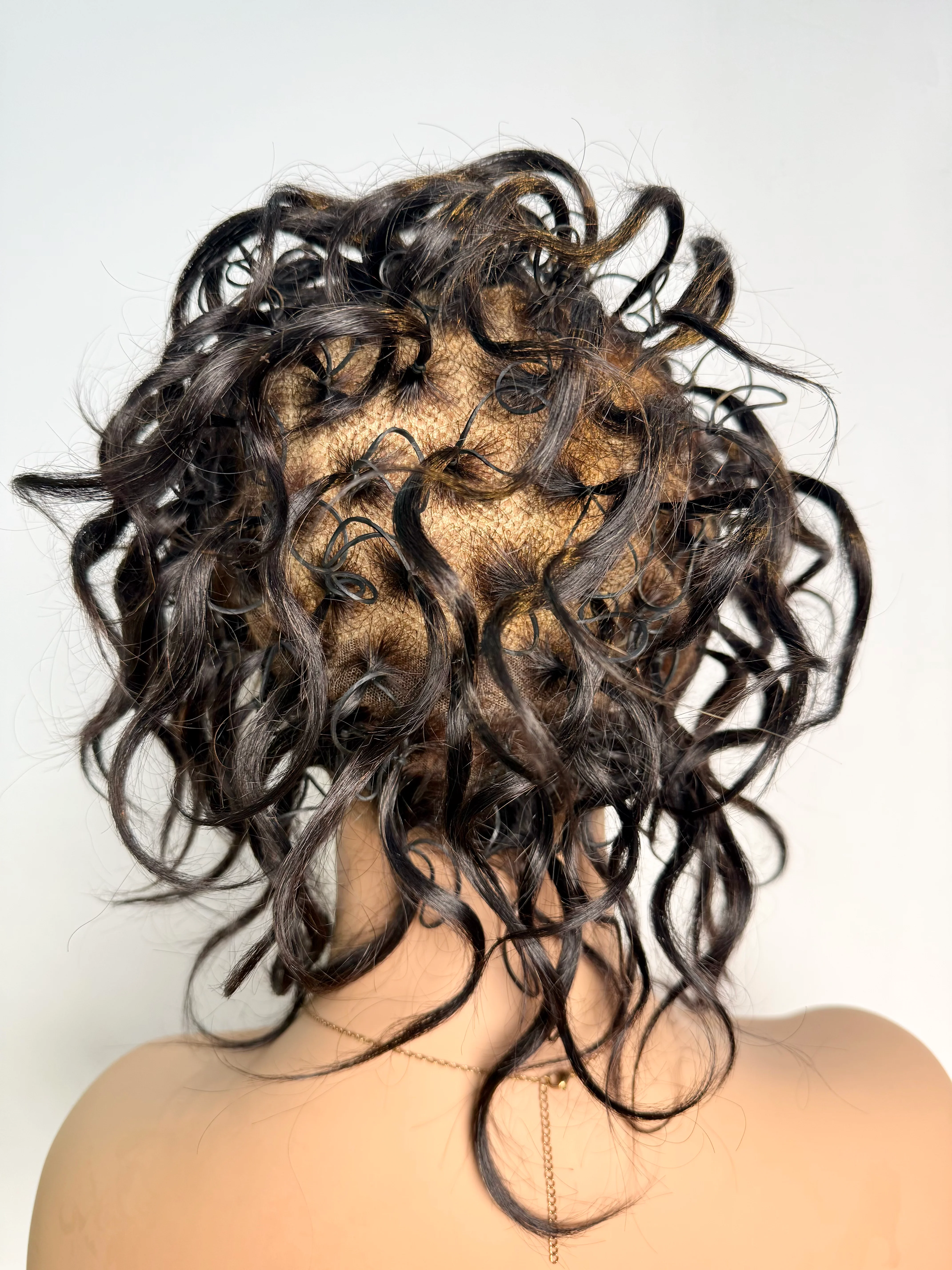 100% Hand-Tied Full Lace HD Wig Cap for Hair Braiding - Suitable for Alopecia Men & Women - Mose Wig