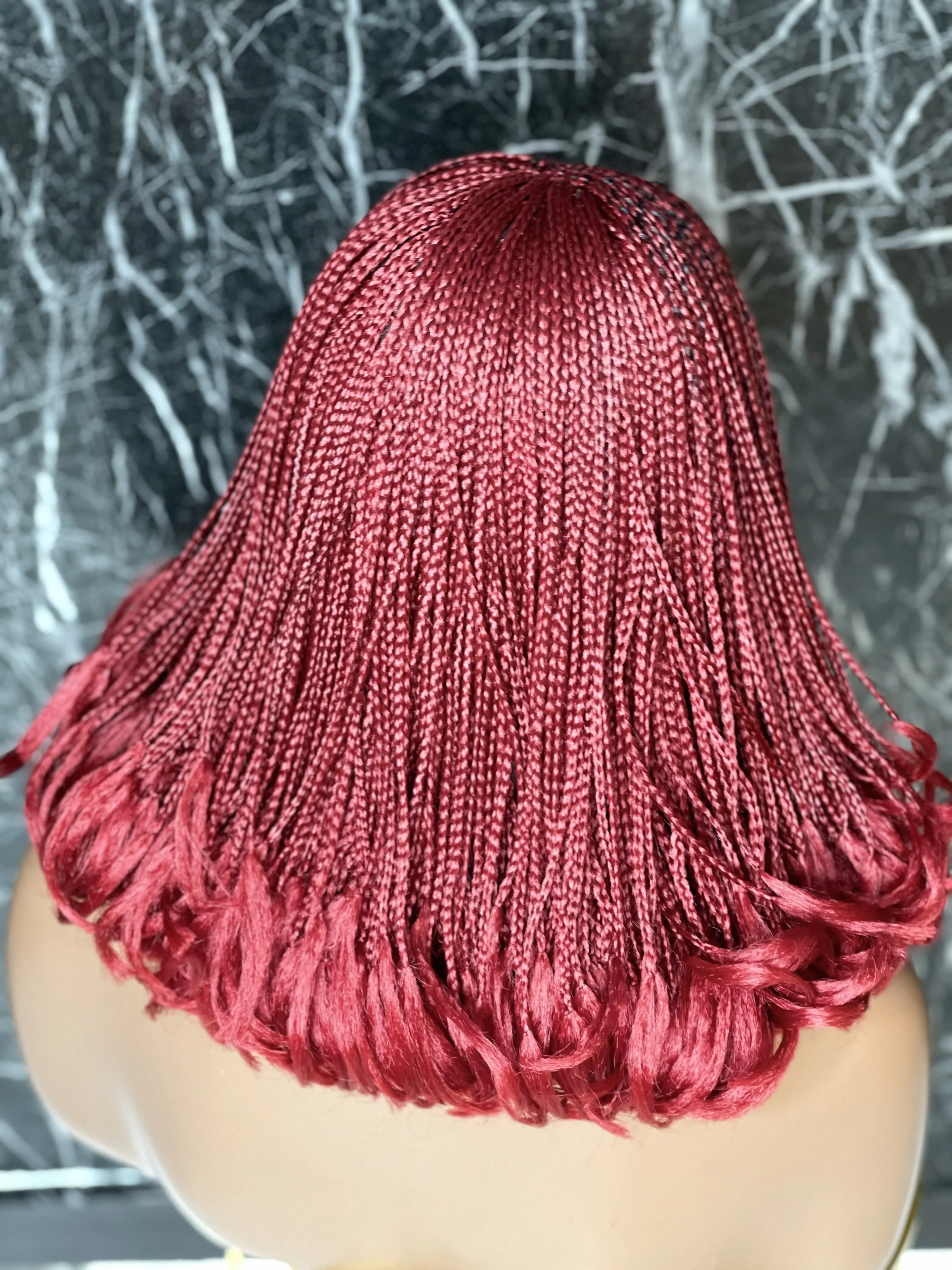 Asake Unit - Short Bob wig with Curled Tips - Mose Wig