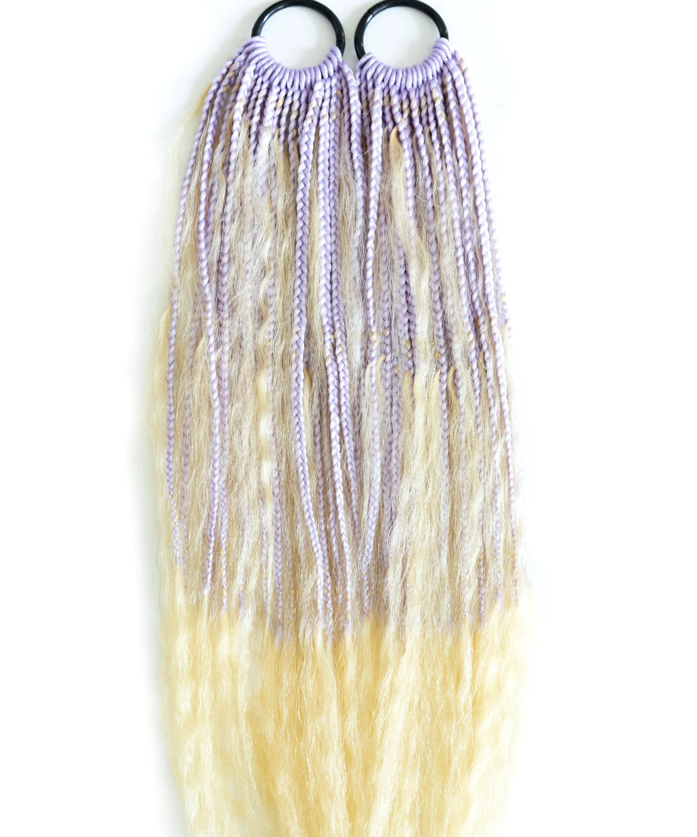 Colorful Crochet Boho Box Braids With Human Hair Super Curls 28