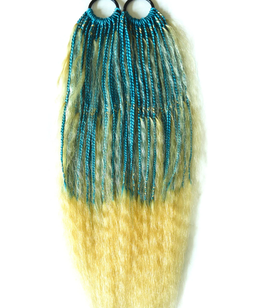 Colorful Crochet Boho Box Braids With Human Hair Super Curls 28