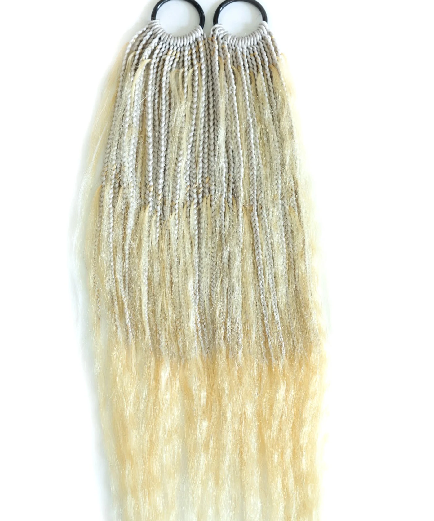 Colorful Crochet Boho Box Braids With Human Hair Super Curls 28