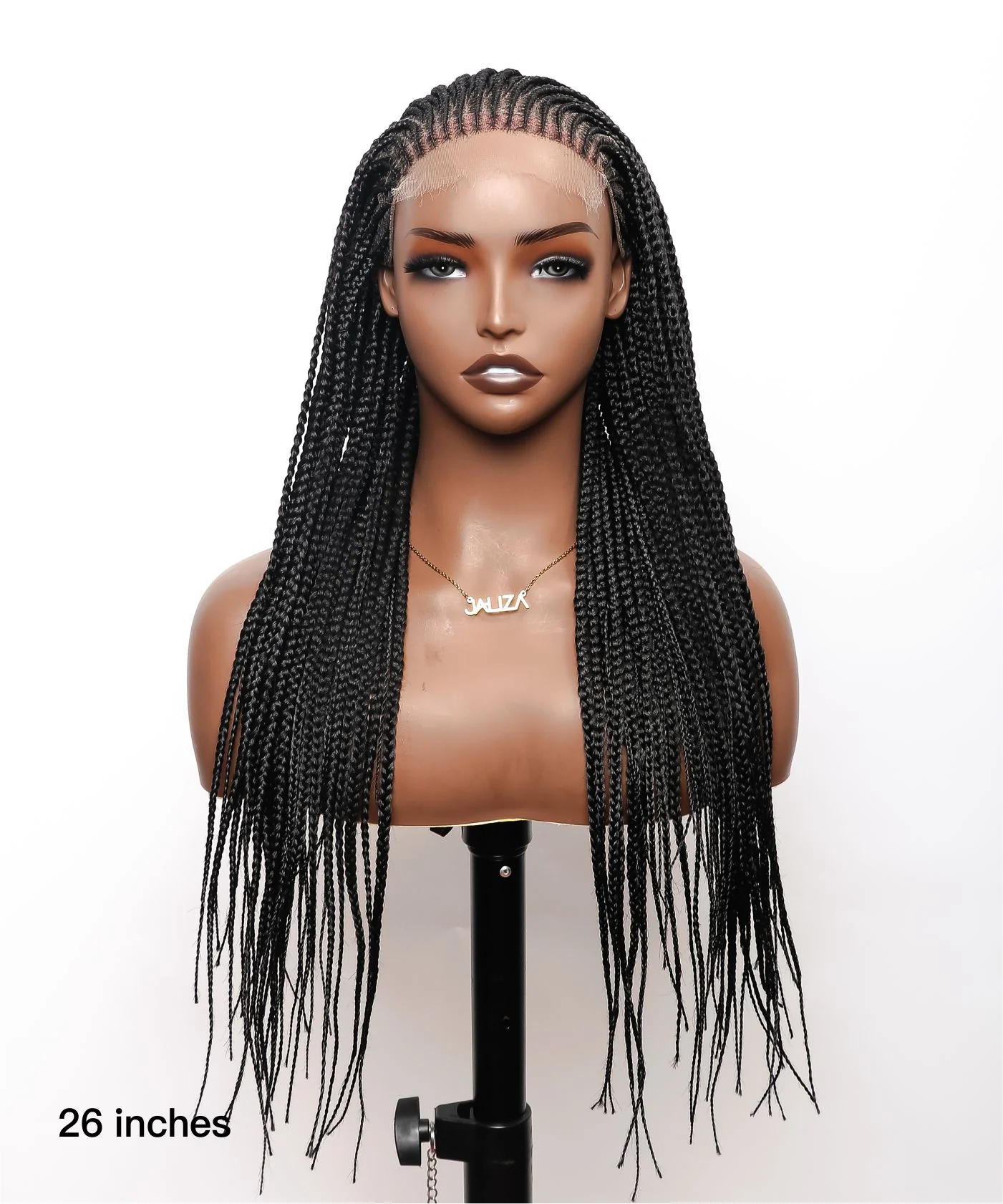 HD Lace Cornrow Box Braided Wig 26