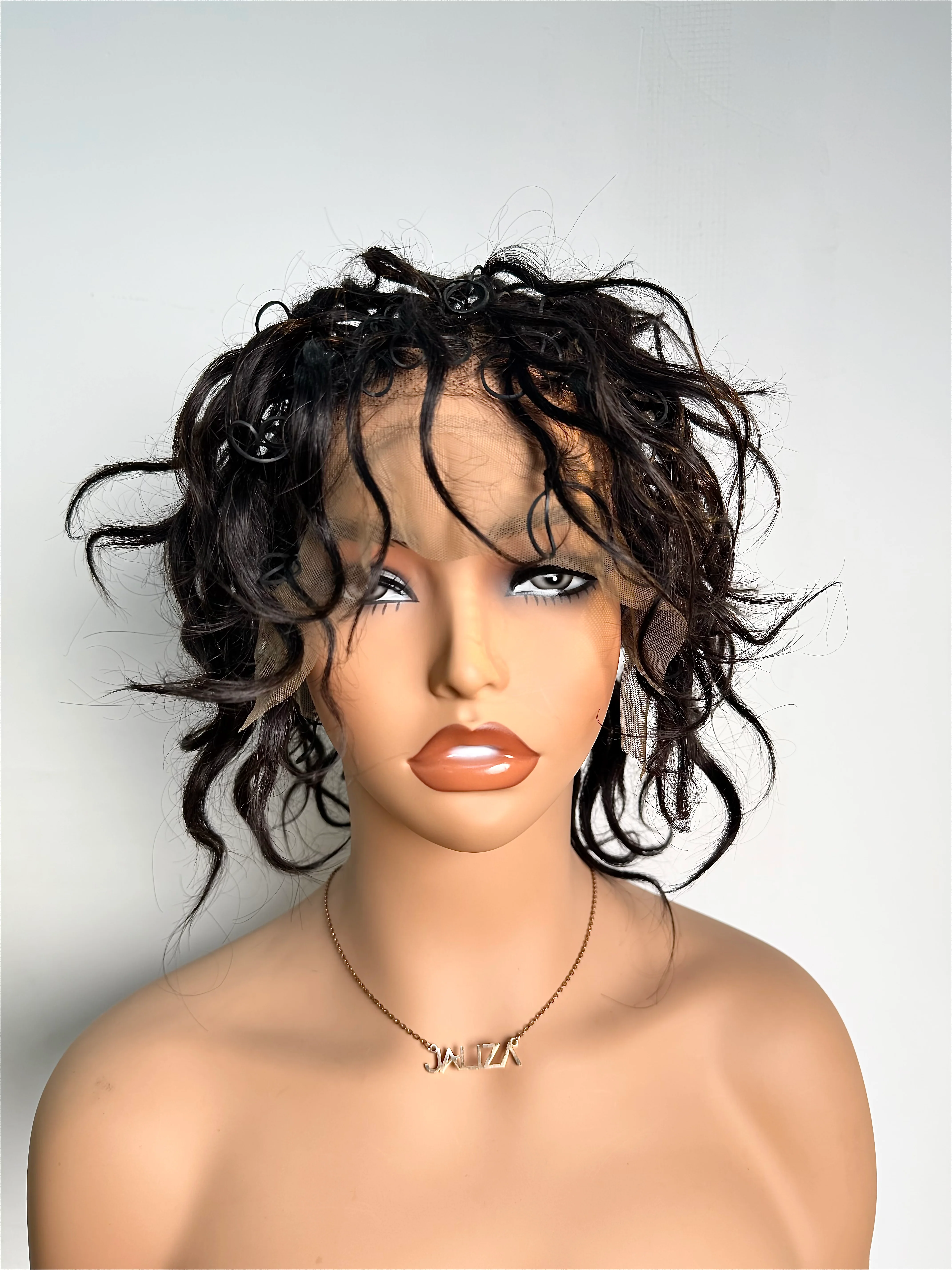 100% Hand-Tied Full Lace HD Wig Cap for Hair Braiding - Suitable for Alopecia Men & Women - Mose Wig